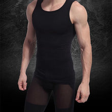 Men Muscle Fitted Body Shaper Boy Tight Stretch Vest Shirt Shapewear Casual Slimming Underwear NW