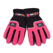 Men Warm Gloves Motorcycle Ski Snow Snowboard Mittens Five Finger Gloves NW