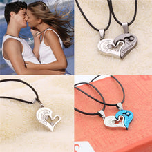 Men Women Lover Couple Necklace I Love You Heart Shape Pendant Stainless Steel NW