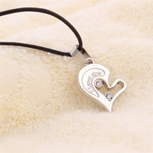Men Women Lover Couple Necklace I Love You Heart Shape Pendant Stainless Steel NW