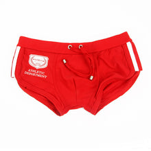 Men's Low-rise beach Trunks beachwear Nylon Rope Tie Boxers S-XL Underwear 4colors ping NW