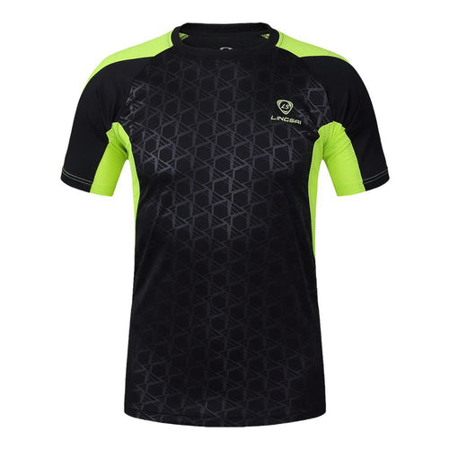 Men workout T-shirt Fitness Quick Dry Stretchy Tops Tee Shirt Short Sleeve M-3XL NW