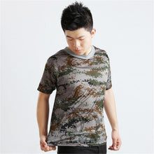 Mens Camouflage Tactical Military Soldier Short Sleeve T-Shirt Quick Dry Tee Tops Asian L-XXXL NW