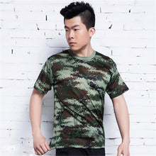 Mens Camouflage Tactical Military Soldier Short Sleeve T-Shirt Quick Dry Tee Tops Asian L-XXXL NW
