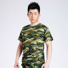 Mens Camouflage Tactical Military Soldier Short Sleeve T-Shirt Quick Dry Tee Tops Asian L-XXXL NW