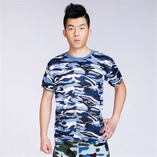 Mens Camouflage Tactical Military Soldier Short Sleeve T-Shirt Quick Dry Tee Tops Asian L-XXXL NW