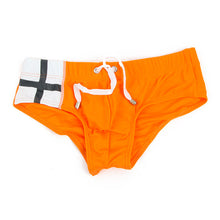 Mens Cross Pattern Printed Underwear Beach Briefs beachwear Trunks 4Colors ping NW