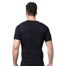 Mens Slimming Body Shaper Tummy Belly Waist Girdle CincherTee Shirt Underwear Shapewear Bodysuit New NW