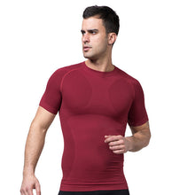 Mens Slimming Body Shaper Tummy Belly Waist Girdle CincherTee Shirt Underwear Shapewear Bodysuit New NW