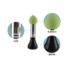 Metal Stick Beauty Makeup Sponge Blender Flawless Smooth Droplets Shaped Powder Foundation Make up Puff NW