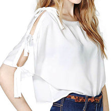 NEW Women's Batwing Short Sleeve Shirt Sexy Chiffon Blouse Tops Chic NW