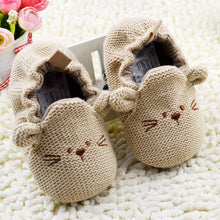 NWT Baby Knitted Mouse Crib Shoes Cartoon Elastic Baby Kids Mice Warm Shoes 0-18 Months Baby NW