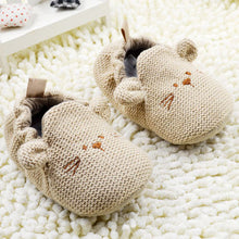 NWT Baby Knitted Mouse Crib Shoes Cartoon Elastic Baby Kids Mice Warm Shoes 0-18 Months Baby NW