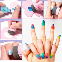 New Nail Art Sponge Stamp Stamping Polish Template Transfer Manicure DIY Tools NW