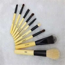 New 9pcs Professional Soft Cosmetic Makeup Brush Set Kit Zipper Pouch Bag Case NW