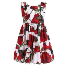 New Baby Girl Floral Dress Sleeveless Cotton Children Kids Sundress NW