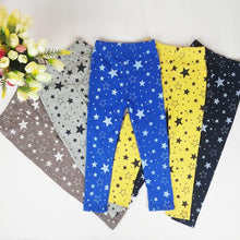 New Baby Girls Kids Skinny Toddlers Star Print Leggings Pants Trousers 2-7 Years NW