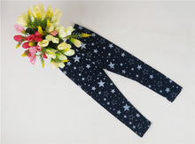 New Baby Girls Kids Skinny Toddlers Star Print Leggings Pants Trousers 2-7 Years NW