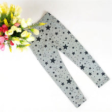 New Baby Girls Kids Skinny Toddlers Star Print Leggings Pants Trousers 2-7 Years NW