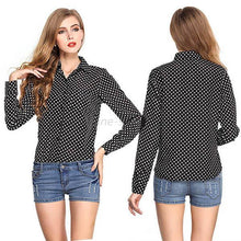 New Fashion Women Long Sleeve Vintage Sheer Tops Shirt Chiffon Blouse 9 Style NW