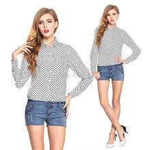 New Fashion Women Long Sleeve Vintage Sheer Tops Shirt Chiffon Blouse 9 Style NW