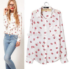 New Fashion Women Long Sleeve Vintage Sheer Tops Shirt Chiffon Blouse 9 Style NW