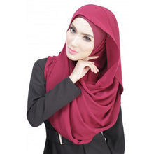 New Maxi Chiffon Shawl Wrap Muslim Scarf Hijab Easy Matching Free Size for Women NW