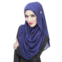 New Maxi Chiffon Shawl Wrap Muslim Scarf Hijab Easy Matching Free Size for Women NW