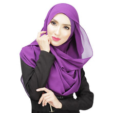 New Maxi Chiffon Shawl Wrap Muslim Scarf Hijab Easy Matching Free Size for Women NW