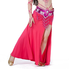 New Professional Belly Dance Costume Skirt Dress with slit Skirt 7 Colors D41 NW
