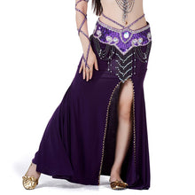 New Professional Belly Dance Costume Skirt Dress with slit Skirt 7 Colors D41 NW
