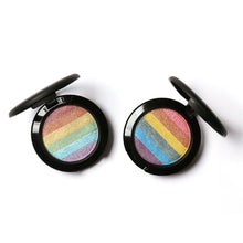 New Rainbow Highlighter Makeup Palette Cosmetic Blusher Shimmer Powder Contour Eyeshadow Face Changing Highlight NW
