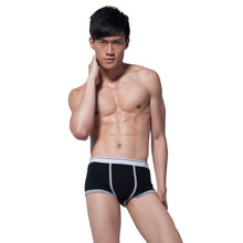 New Soft Pouch Men's Sexy Bulge Boxers Shorts Cotton Solid Underwear Trunks Homme NW