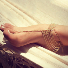 New Stylish Multi Tassels Anklets Bracelet Sexy Foot Chain for Women Link Gold Anklet NW
