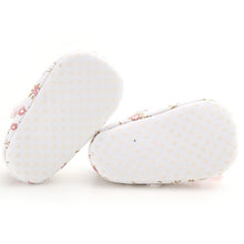 New Sweet Lovely Newborn Baby Girls Princess Mary Jane Ballet Dress First Walkers Crib Babe Floral Soft Soled Anti-Slip Shoes NW