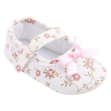 New Sweet Lovely Newborn Baby Girls Princess Mary Jane Ballet Dress First Walkers Crib Babe Floral Soft Soled Anti-Slip Shoes NW