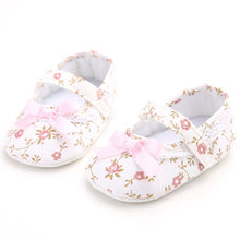 New Sweet Lovely Newborn Baby Girls Princess Mary Jane Ballet Dress First Walkers Crib Babe Floral Soft Soled Anti-Slip Shoes NW