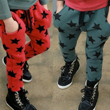 New Toddler Kids Boys Cotton Pants Star Pattern Harem Trousers Sports Pants for Boys 6M-4Y Bottoms NW
