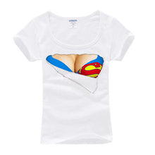 New Unique Women 3D Print Funny T Shirts Fake Big Chest Bra Tops Hot NW