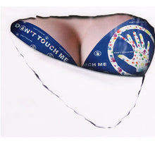 New Unique Women 3D Print Funny T Shirts Fake Big Chest Bra Tops Hot NW