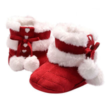 New Newborn Baby Flock Warm Pre-walker Shoes Infant Boy Girl Toddler Soft Soled First Walker NW