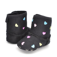 New Newborn Baby Flock Warm Pre-walker Shoes Infant Boy Girl Toddler Soft Soled First Walker NW