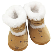 New Newborn Baby Flock Warm Pre-walker Shoes Infant Boy Girl Toddler Soft Soled First Walker NW