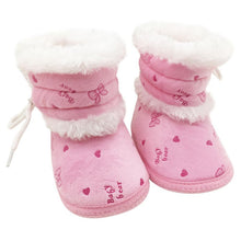 New Newborn Baby Flock Warm Pre-walker Shoes Infant Boy Girl Toddler Soft Soled First Walker NW