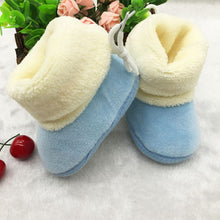 New Newborn Baby Flock Warm Pre-walker Shoes Infant Boy Girl Toddler Soft Soled First Walker NW