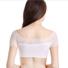 New Women Chic Lace Padded Safety Bra Tops Bustier Crop Top Blouse Bandeau Top Tank Tops NW