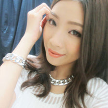 New Women Fashion Gold Silver Plated Cuff Charm Chain Bracelet Jewelry NW