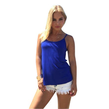 New Women Loose Casual Chiffon Sleeveless Shirt Tank Tops Backless Blouse NW