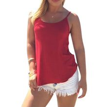 New Women Loose Casual Chiffon Sleeveless Shirt Tank Tops Backless Blouse NW