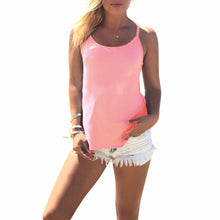 New Women Loose Casual Chiffon Sleeveless Shirt Tank Tops Backless Blouse NW